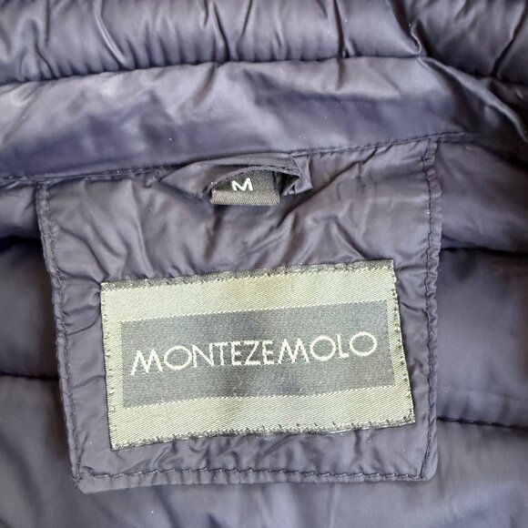 Montezemolo Blue Puffer Jacket Mens (Medium - EU) - Picture 4 of 6